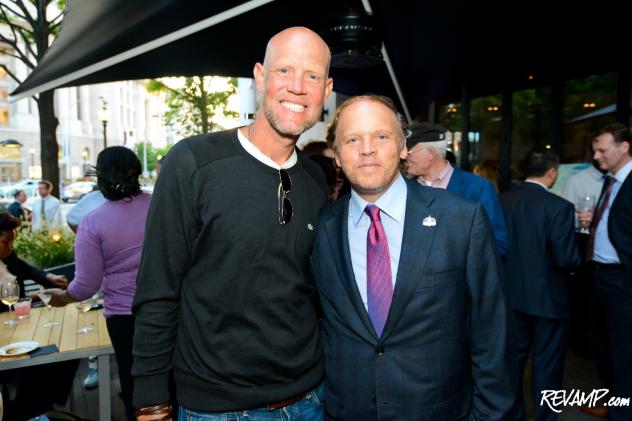 Washington Kastles coach Murphy Jensen and team owner Mark Ein.